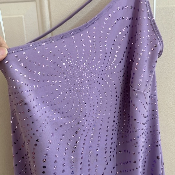 LOL one shoulder sparkle dress size 7/8 - Picture 5 of 11